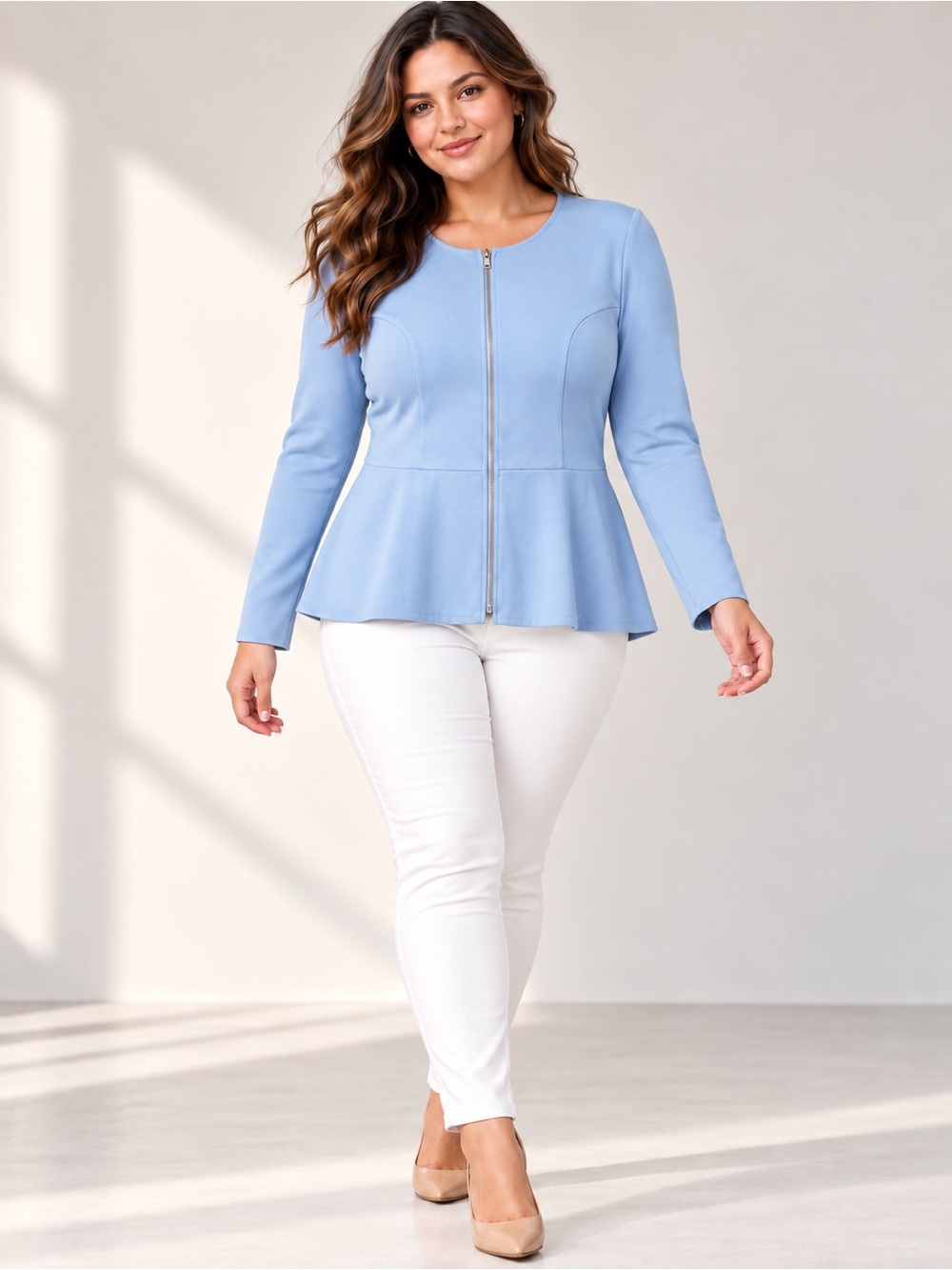 🎉5 for $45🎉 NWT Ashley Stewart light blazer jacket size 18-20